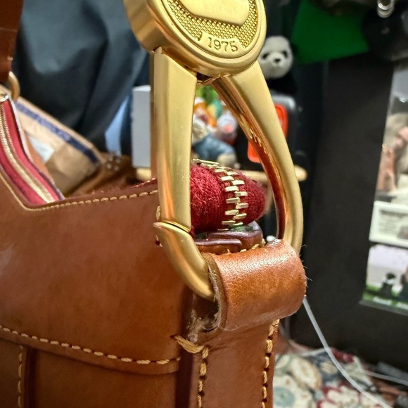 Dooney & Bourke Florentine Large Cassidy Hobo in Natural Leather - Picture 9 of 16